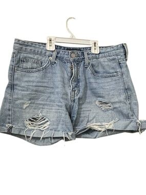 Lucky Brand Light Blue Distressed Denim Cutoff Shorts